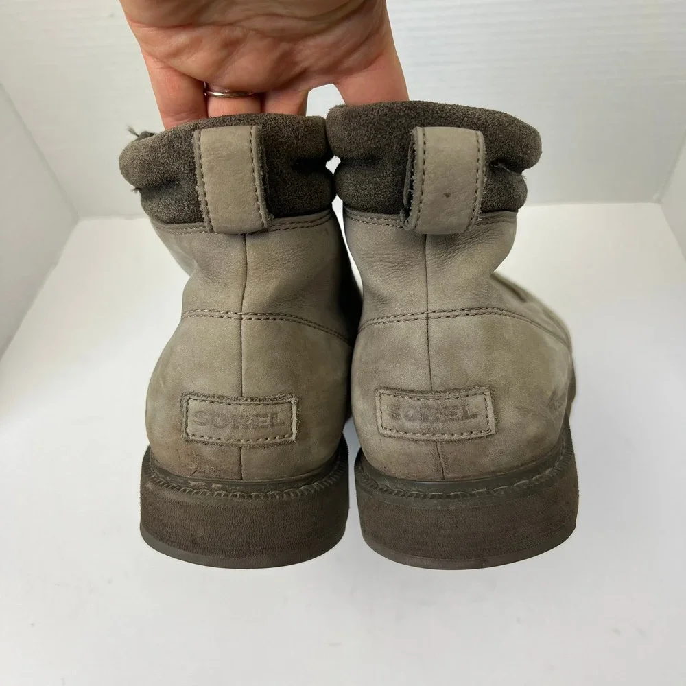 Sorel Madson II Moc Toe Waterproof Boots Mens 11 Grey Gorpcore Travel Casual